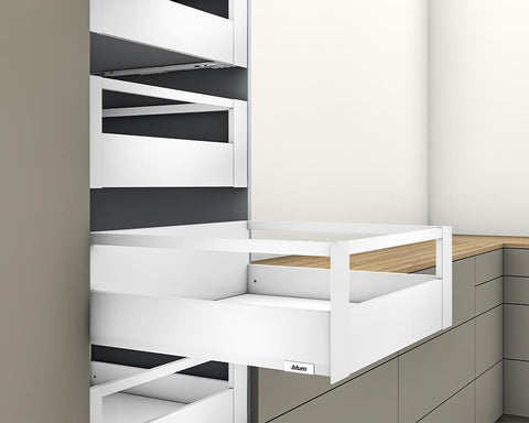 Blum MERIVOBOX modular E Height 192mm Inner Drawer Gallery with Front Gallery