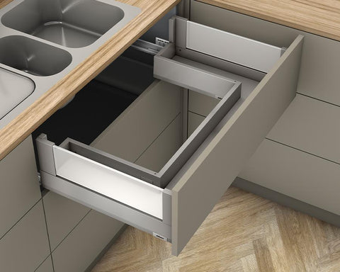 Blum MERIVOBOX modular E Height 192mm Sink Drawer with BOXCOVER with BLUMOTION