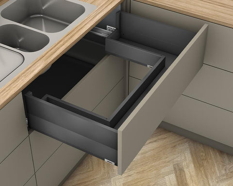 Blum MERIVOBOX modular E Height 192mm Sink Drawer with BOX