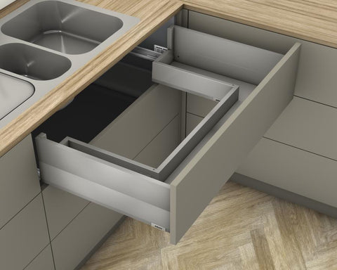 Blum MERIVOBOX modular E Height 192mm Sink Drawer with BOX