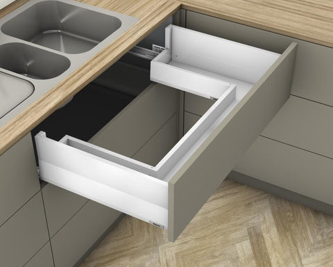 Blum MERIVOBOX modular E Height 192mm Sink Drawer with BOX