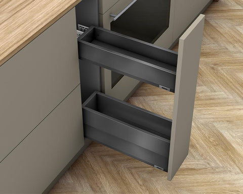 Blum MERIVOBOX M + E Height SPACE TWIN with BOXCAP with BLUM