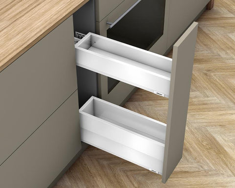 Blum MERIVOBOX M + E Height SPACE TWIN with BOXCAP with BLUM