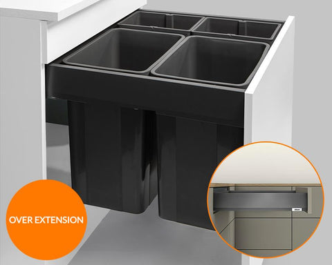 Blum MERIVOBOX M Height 91mm Drawer with Over Extension 550mm