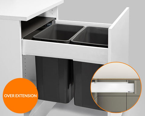 Blum MERIVOBOX M Height 91mm Drawer with Over Extension 550mm
