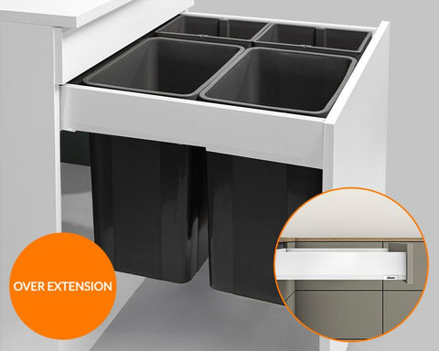 Blum MERIVOBOX M Height 91mm Drawer with Over Extension 55