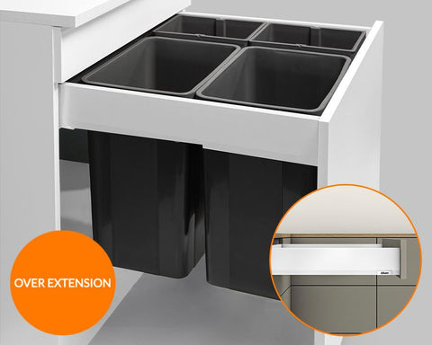 Blum MERIVOBOX M Height 91mm Drawer with Over Extension 550mm