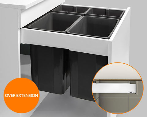 Blum MERIVOBOX M Height 91mm Drawer with Over Extension 5