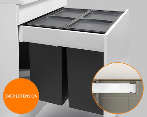 Blum MERIVOBOX M Height 91mm Drawer with Over Extension 5