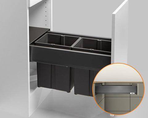 Blum MERIVOBOX M Height 91mm Drawer 500mm with Wesco Pull