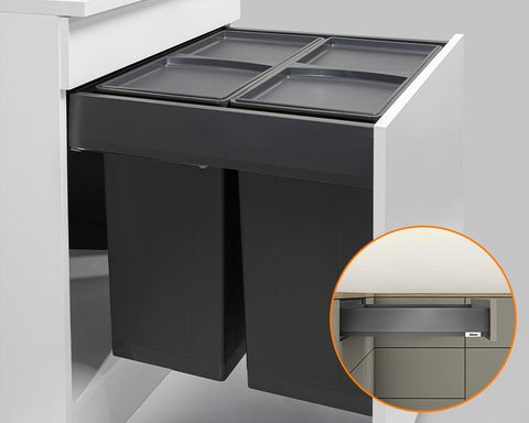 Blum MERIVOBOX M Height 91mm Drawer 500mm with Wesco