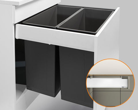 Blum MERIVOBOX M Height 91mm Drawer 500mm with Wesco