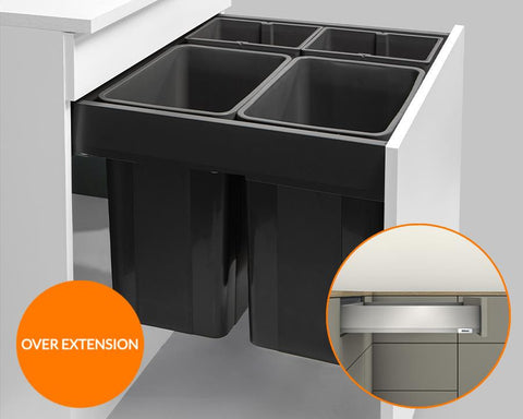 Blum MERIVOBOX M Height 91mm Drawer with Over Extension 55