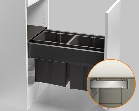 Blum MERIVOBOX M Height 91mm Drawer 500mm with Wesco Pull
