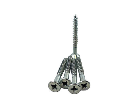 Phillips Head - Chipboard Head Hole Screw Countersunk with nibs 4.5 - Sold per