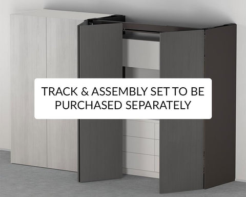 Blum REVEGO duo + uno Double and Single Door Application with Plinth for Pocket