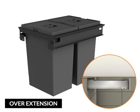 Blum MERIVOBOX M Height 91mm Drawer with Over Extension 550