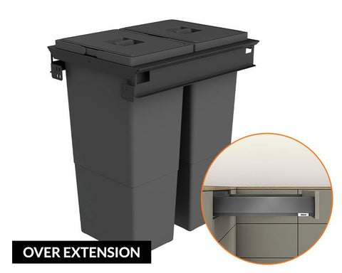 Blum MERIVOBOX M Height 91mm Drawer with Over Extension 550
