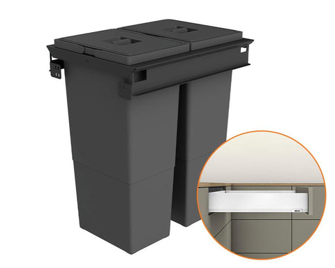 Blum MERIVOBOX M Height 91mm Drawer 500mm with