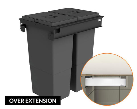 Blum MERIVOBOX M Height 91mm Drawer with Over Extension 55