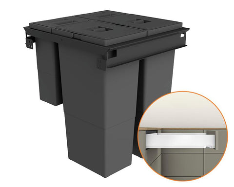 Blum MERIVOBOX M Height 91mm Drawer 500mm with SIGE
