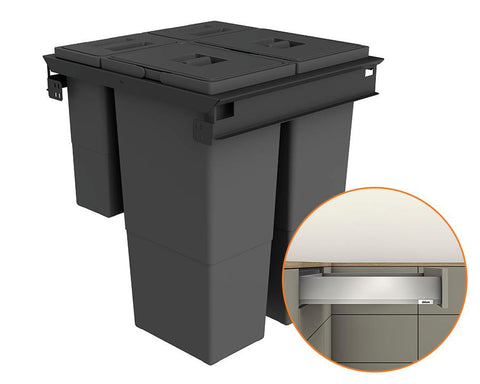 Blum MERIVOBOX M Height 91mm Drawer 500mm with SIGE