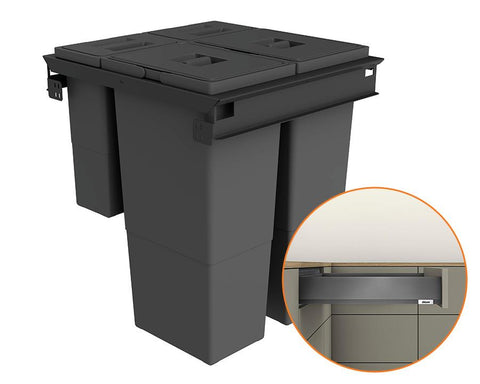 Blum MERIVOBOX M Height 91mm Drawer 500mm with SIGE