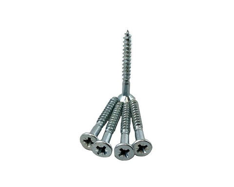 Pozi Head - Chipboard Head Hole Screw Countersunk with nibs, 4