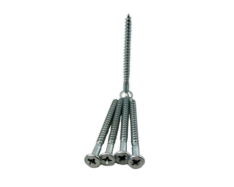 Pozi Head - Chipboard Head Hole Screw Countersunk with nibs, 4
