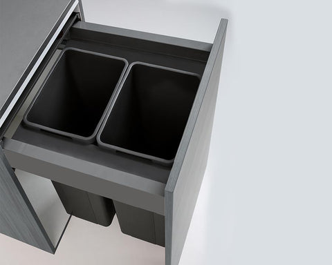 Wesco 52L (2 x 26L) Pullboy Z Waste Bin To