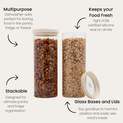 Ultimate Glass Pantry Container Makeover