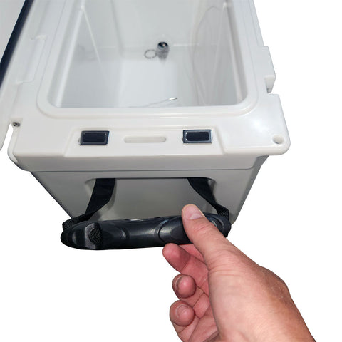 Heavy Duty Roto Mould Ice Box 35Ltr With Temp Gauge: Comfortable to carry
