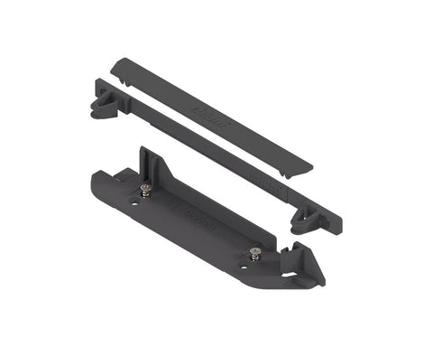Blum SERVO-DRIVE Bracket Profile Adapter Vertical, Lower/Back + Cover Cap Z10D01EA.01