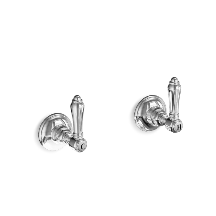 Traditional Tap Top Assemblies (Pair) — Wall/Deck Mounted | Classico