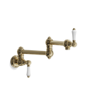 Wall-Mounted Kitchen Tap — Two-Handle, Swivel Spout | Toscana Muro Introducing the Wall-Mounted Kitchen Tap — Two-Handle, Swivel Spout | Toscana Muro, a blend of Italian elegance and functionality for your kitchen.