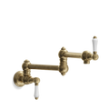 Wall-Mounted Kitchen Tap — Two-Handle, Swivel Spout | Toscana Muro Introducing the Wall-Mounted Kitchen Tap — Two-Handle, Swivel Spout | Toscana Muro, a blend of Italian elegance and functionality for your kitchen.