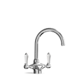 Two-Handle Kitchen Tap — Swivel Spout | Sassari Discover the Two-Handle Kitchen Tap — Swivel Spout | Sassari, a blend of tradition and style, crafted in Italy with enduring quality.