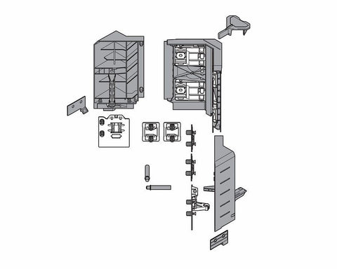 Blum TANDEMBOX antaro Front Sync Set