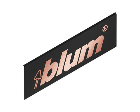 Blum LEGRABOX cover cap external with metallic copper logo ZA7.0700.BLAB