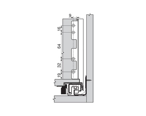 Blum LEGRABOX pure Back C Fixing Set ZB7C000S