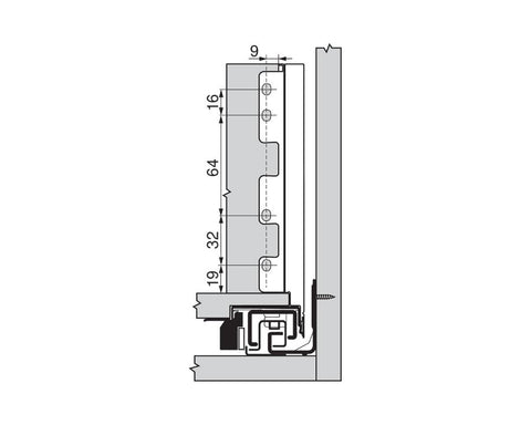 Blum LEGRABOX pure Back C Fixing Set ZB7C000S
