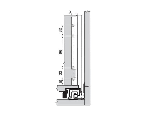 Blum LEGRABOX pure Back F Fixing Set ZB7F000S