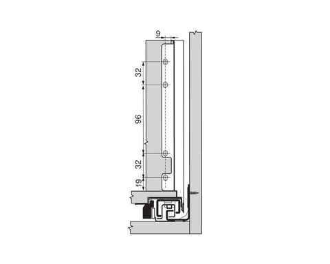 Blum LEGRABOX pure Back F Fixing Set ZB7F000S