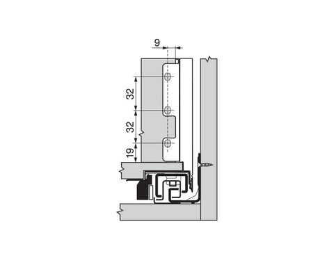 Blum LEGRABOX pure Back K Fixing Set ZB7K000S