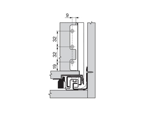 Blum LEGRABOX pure Back K Fixing Set ZB7K000S