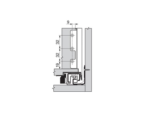 Blum LEGRABOX pure Back K Fixing Set ZB7K000S
