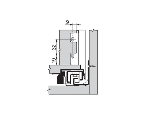 Blum LEGRABOX pure Back M Fixing Set ZB7M000S