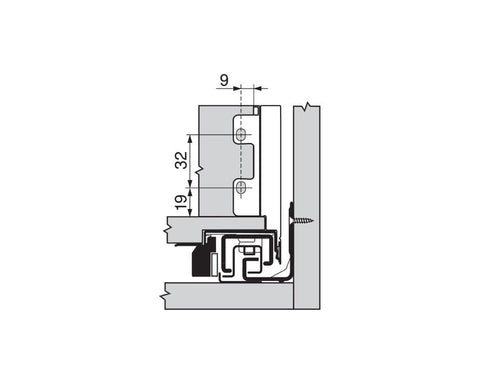Blum LEGRABOX pure Back M Fixing Set ZB7M000S
