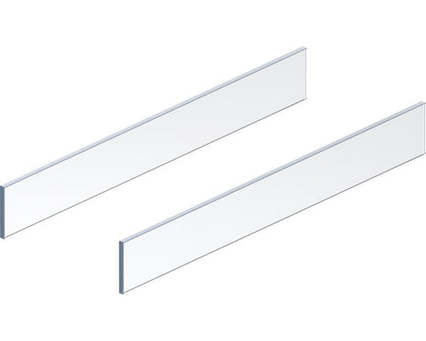 Blum MERIVOBOX BOXCOVER Design Element Clear Glass Sides. Left and Right