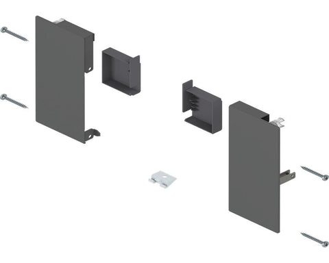 Blum MERIVOBOX Inner Drawer K Height Front Fixing Brackets. ZI4.1KS1